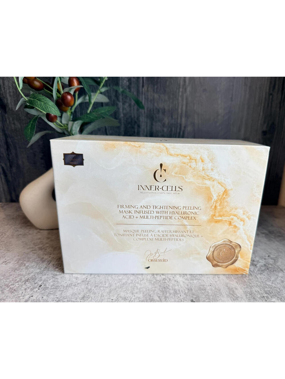 INNER-CELLS Firming & Tightening Peeling Mask Infused with Hyaluronic Acid